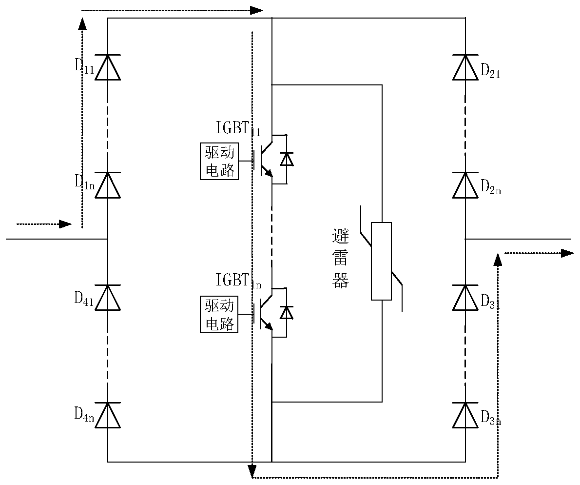 Full-bridge module and direct-current circuit breaker