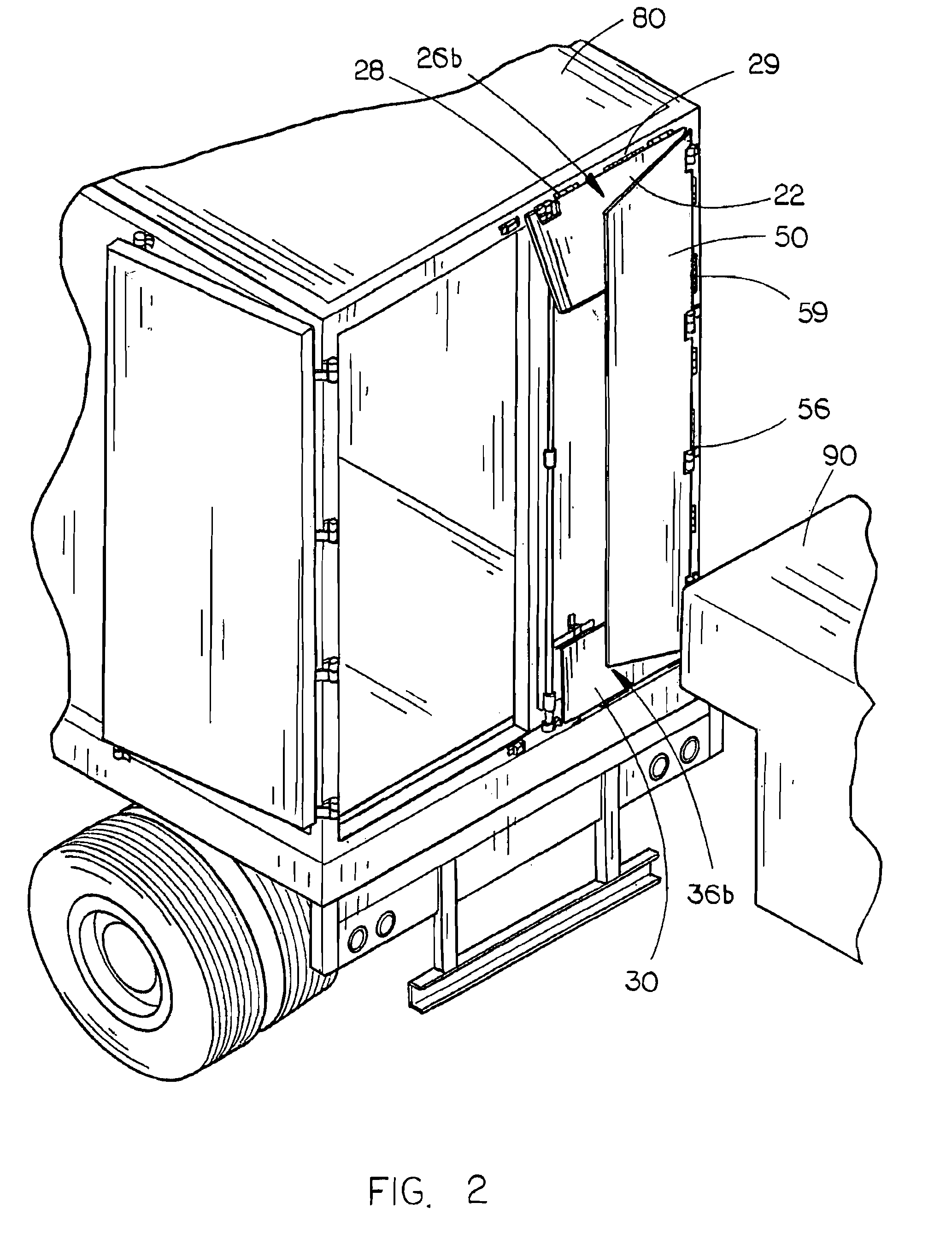 Air Drag Reduction Apparatus for Tractor-Trailers