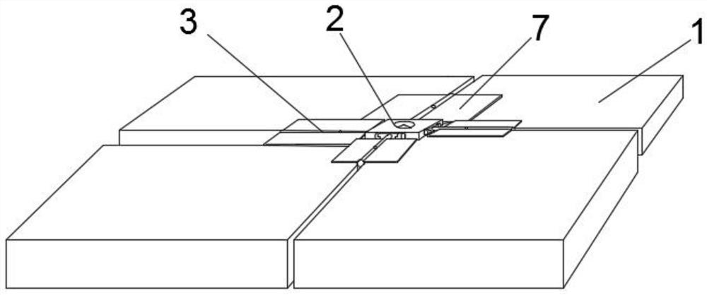 An external wall insulation board fixing device and installation method