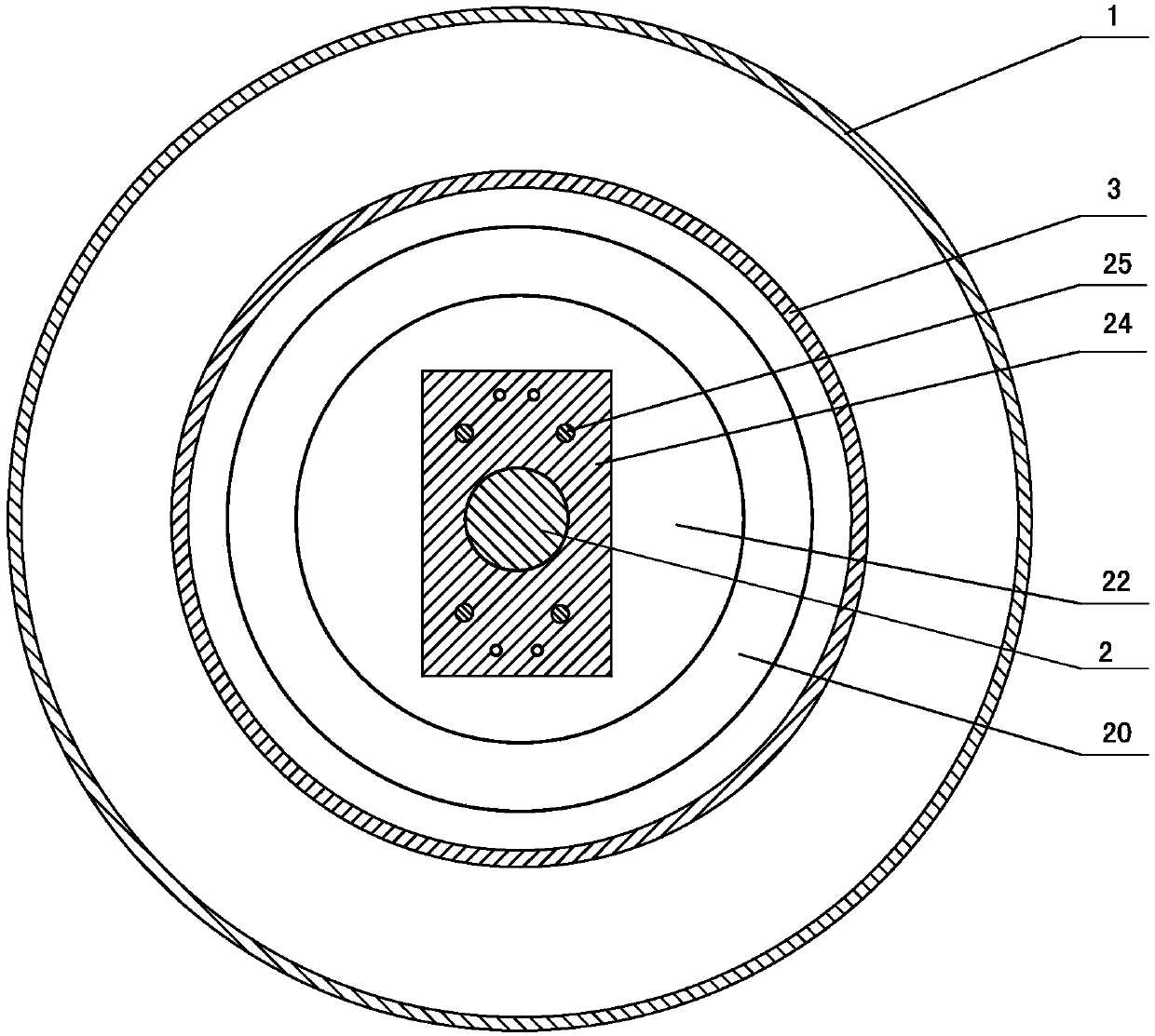 In-wheel motor driving wheel