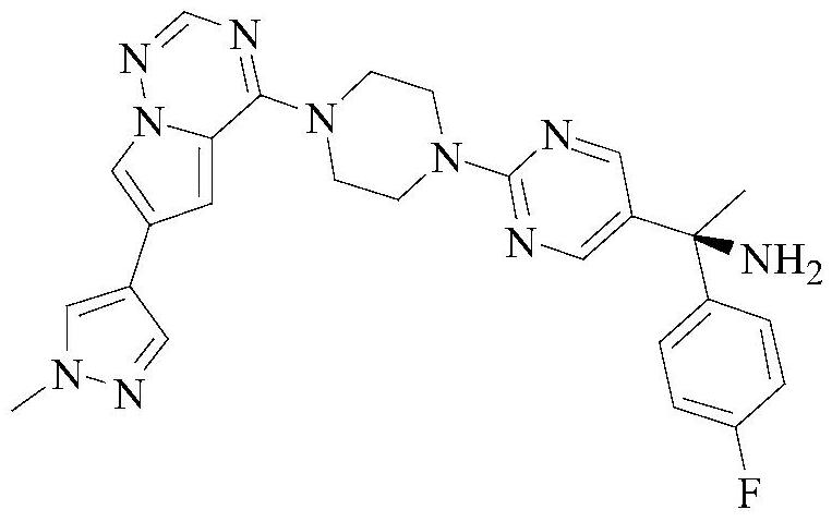 Method for detecting enantiomer in Avapritinib intermediate