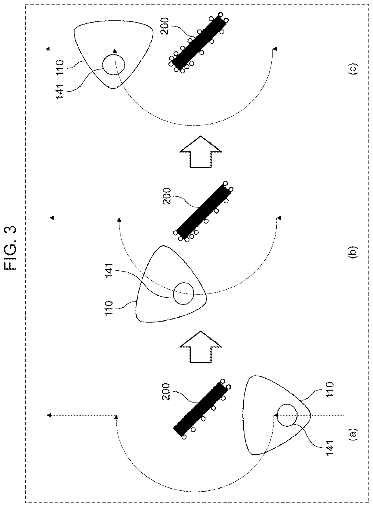 Vacuum cleaner system and dangerous position posting method