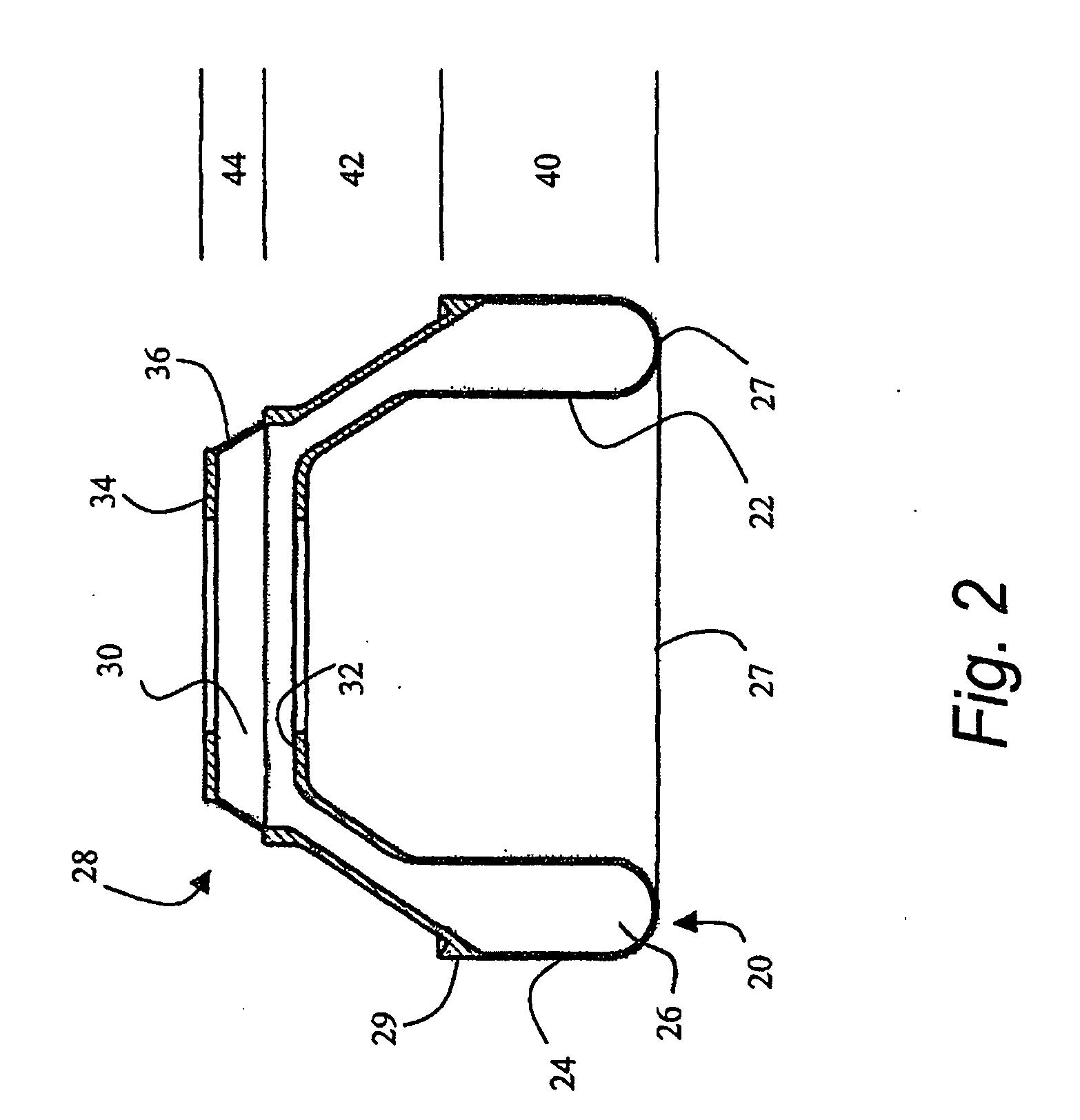 Hollow structure and method/tool for manufacturing same
