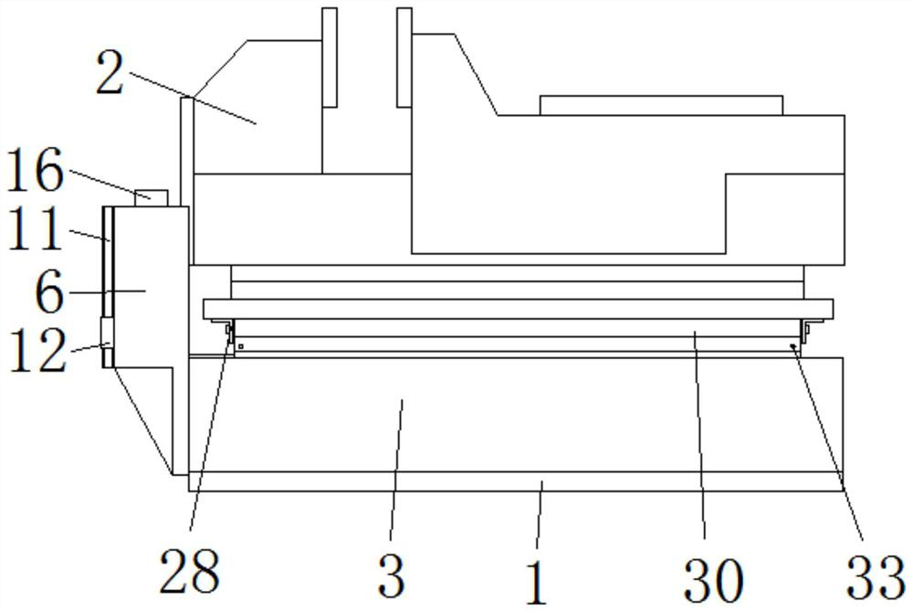 Automatic feeding precision compensation mechanism of numerical control machine tool
