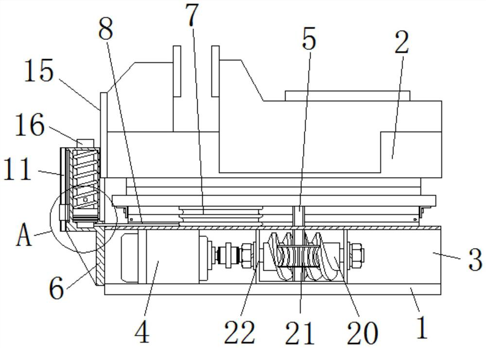Automatic feeding precision compensation mechanism of numerical control machine tool