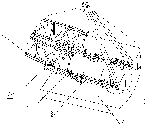 Device and method for detachable manual assembling steel column