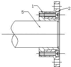 Connecting device for motor connecting