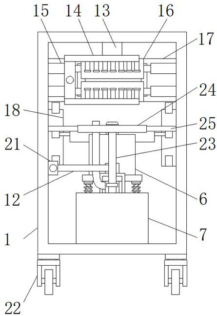 Printing and dyeing device for textile with automatic feeding structure