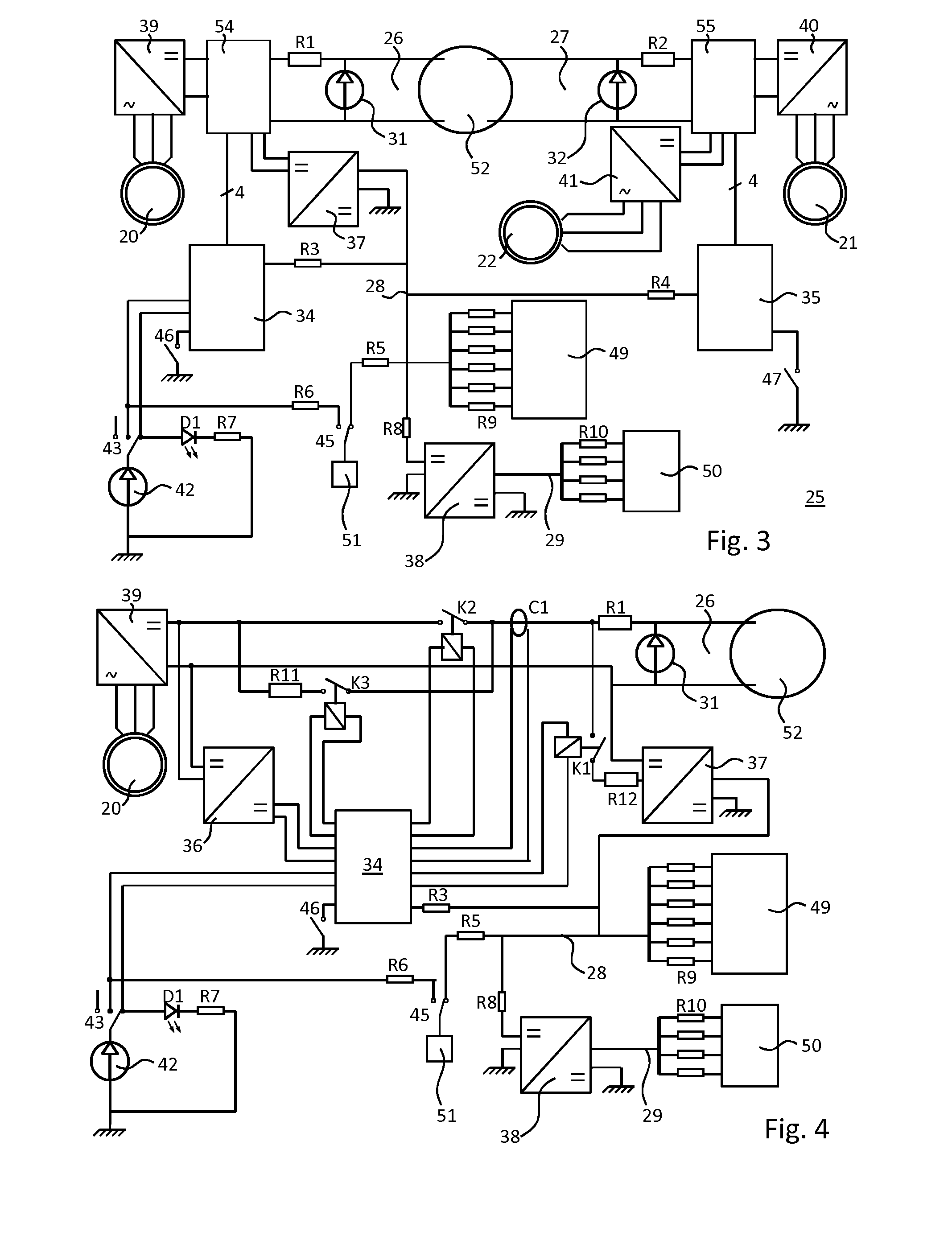 Electrical power supply device for aircraft with electric propulsion