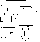 A method for detecting the blending ratio of hot-melt fiber based on the change rate of light transmission