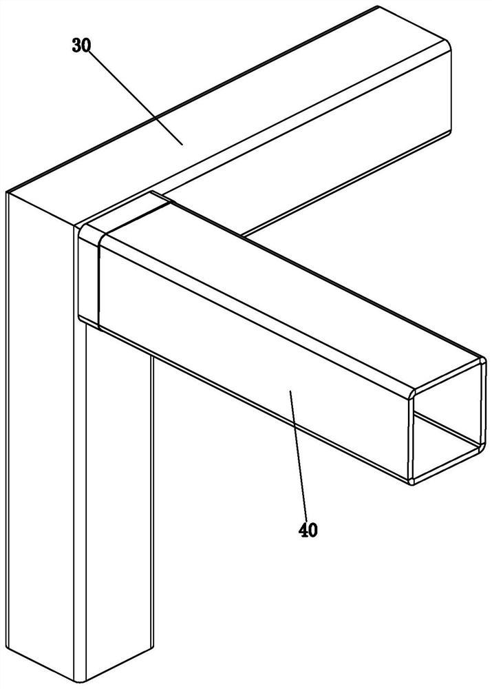 Quickly-assembled and quickly-disassembled structure and showing stand