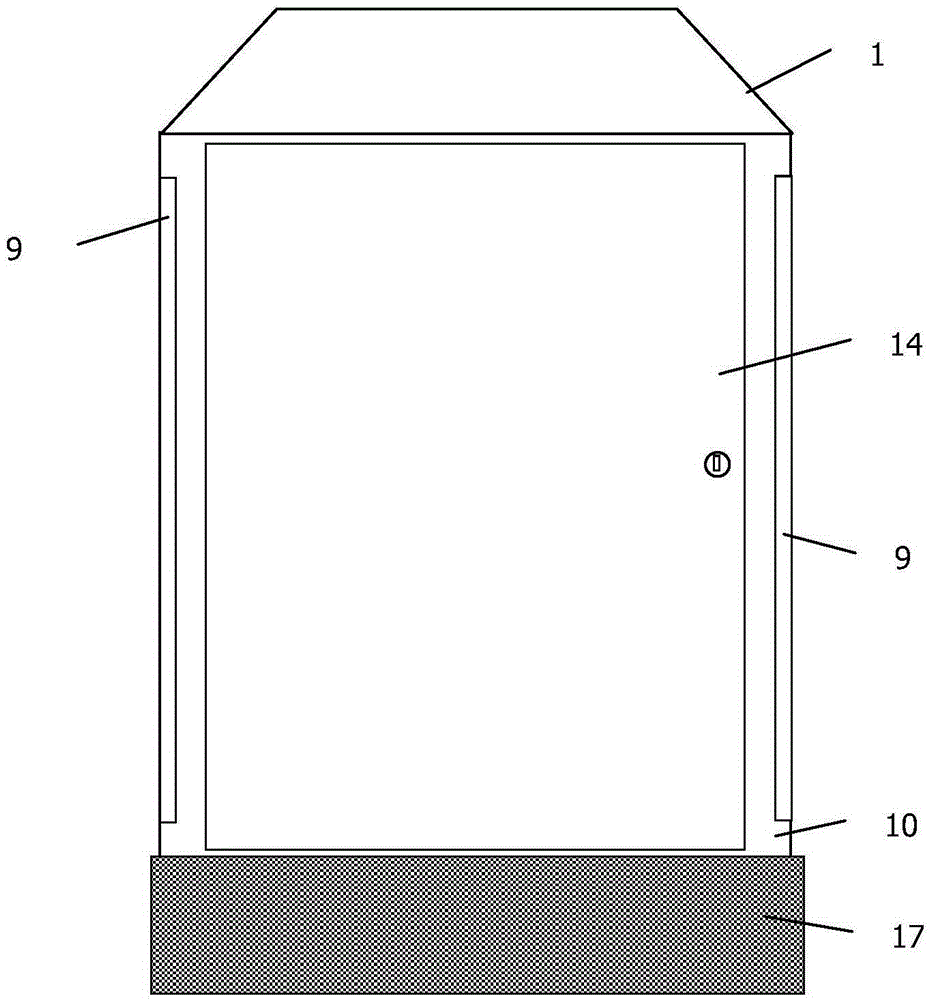 Multifunctional thin-film photovoltaic battery advertisement trash bin