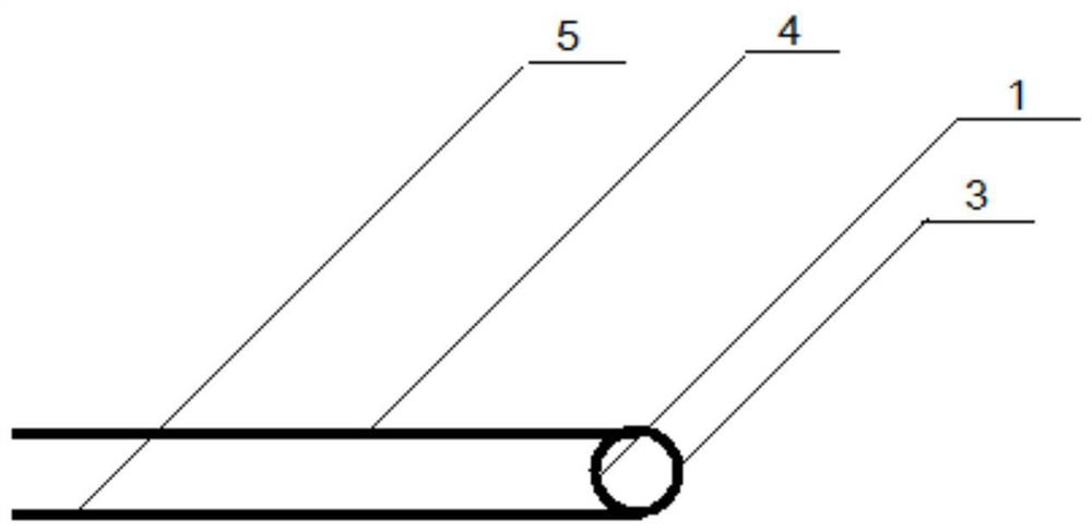 Double-blade sugarcane leaf-removing long knife