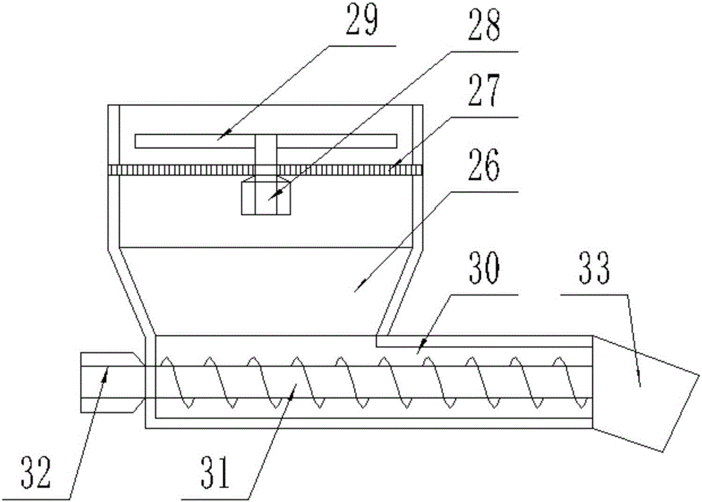 Construction waste treatment device with dual functions of crushing and screening