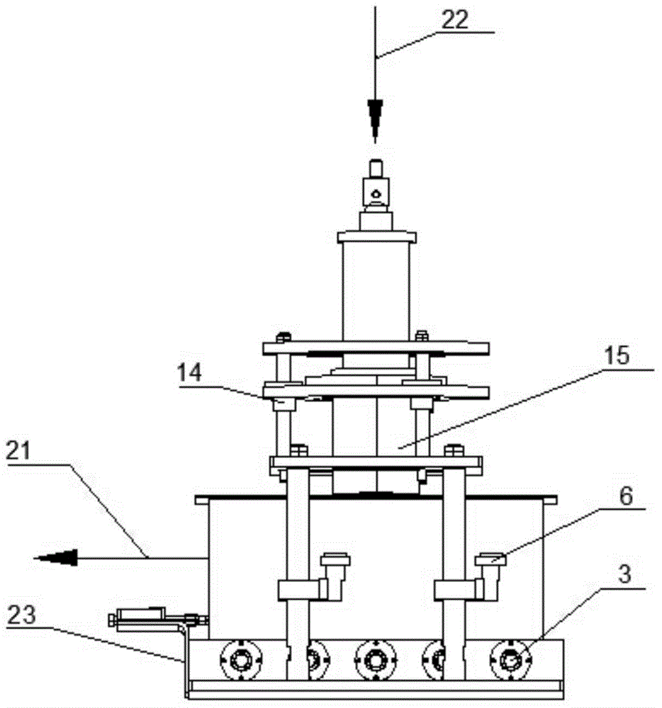 Multi-angle measuring device for adhesion coefficient between animal foot and soil