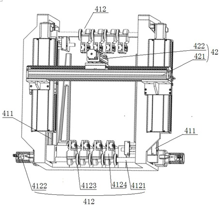 Press-fitting and packaging machine for galvanic pile