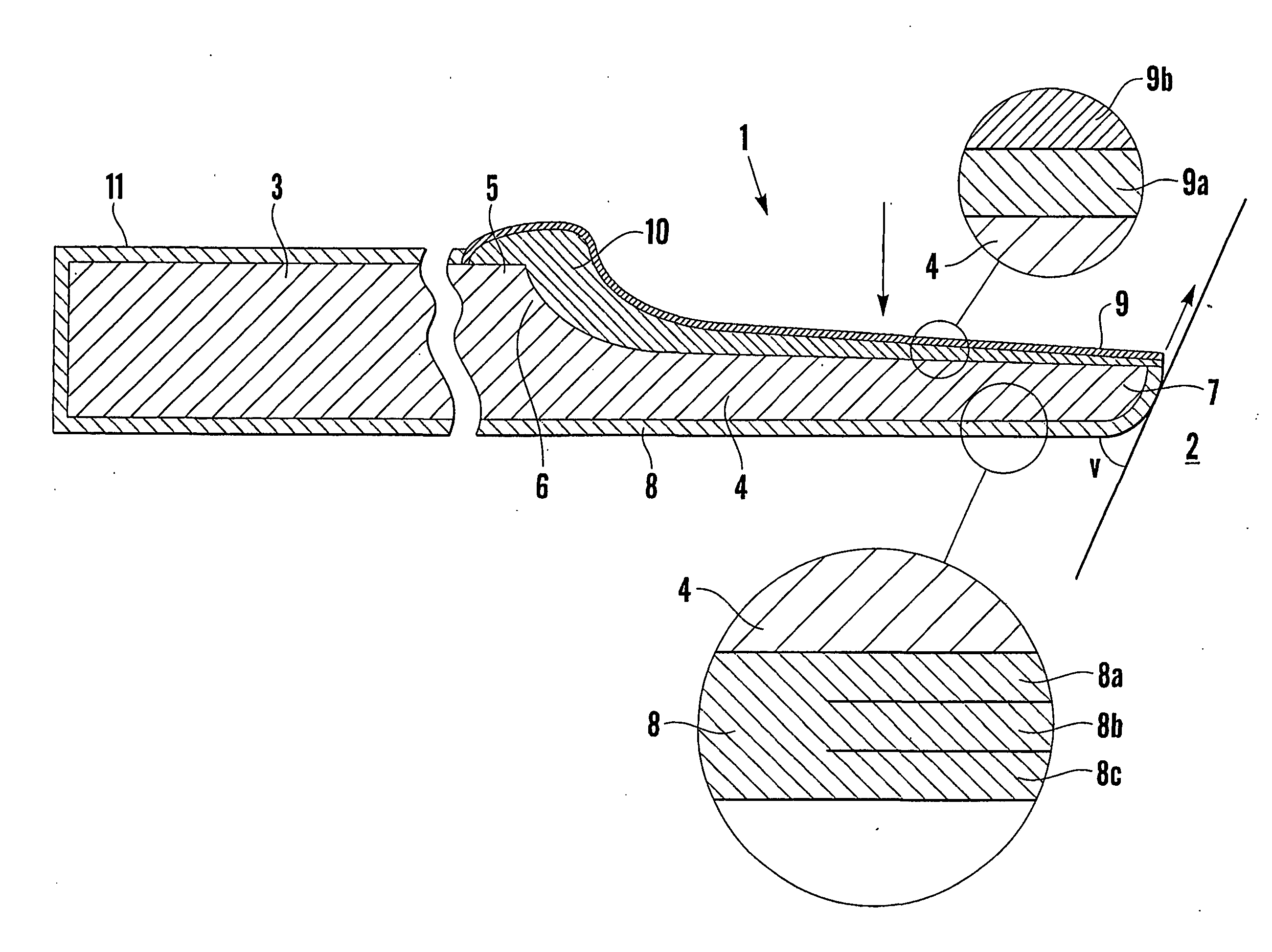 Doctor or coater blade and method in connection with its manufacturing