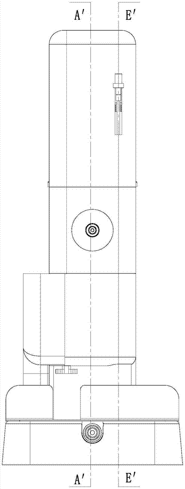 Interlocking binding machine drilling device and binding machine