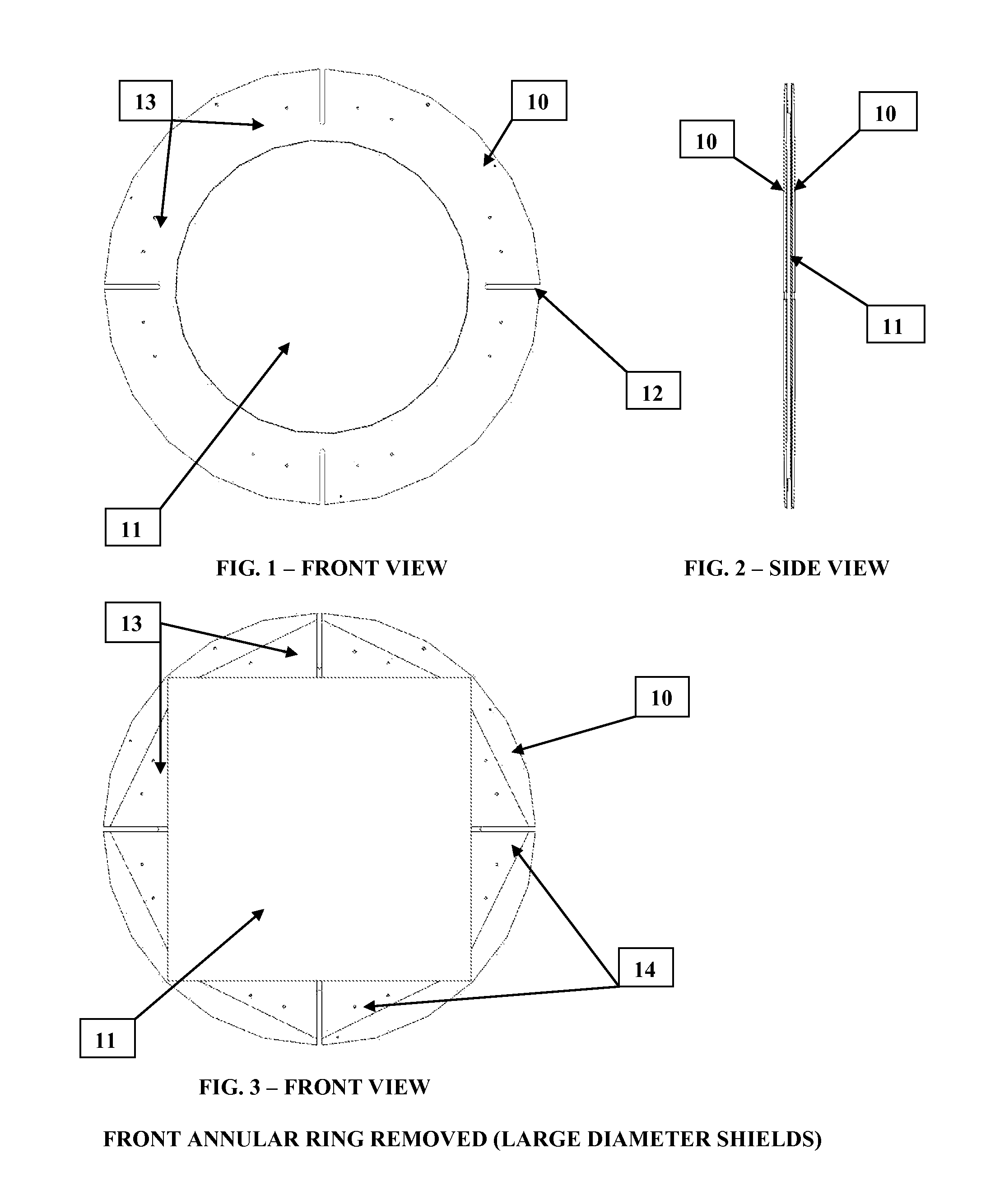 Heat exchanger pressure test shield