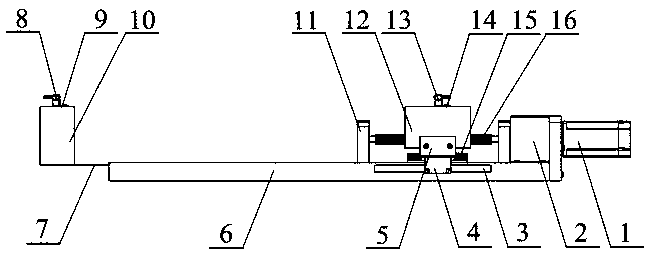 Brillouin optical fiber sensing system strain calibrating device and method