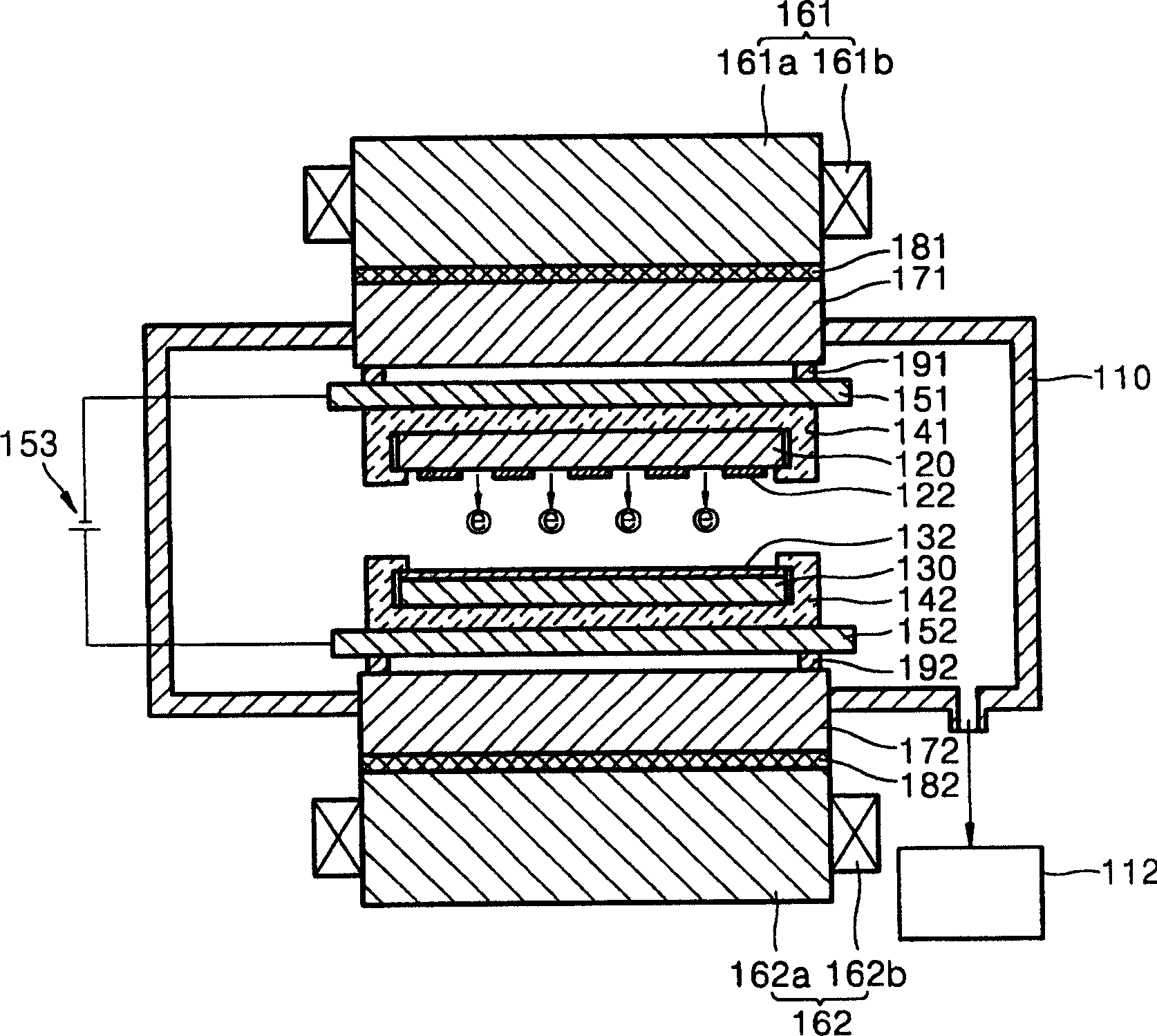 Electronic beam focusing equipment and electronic beam projection micro shadow system using the same equipment