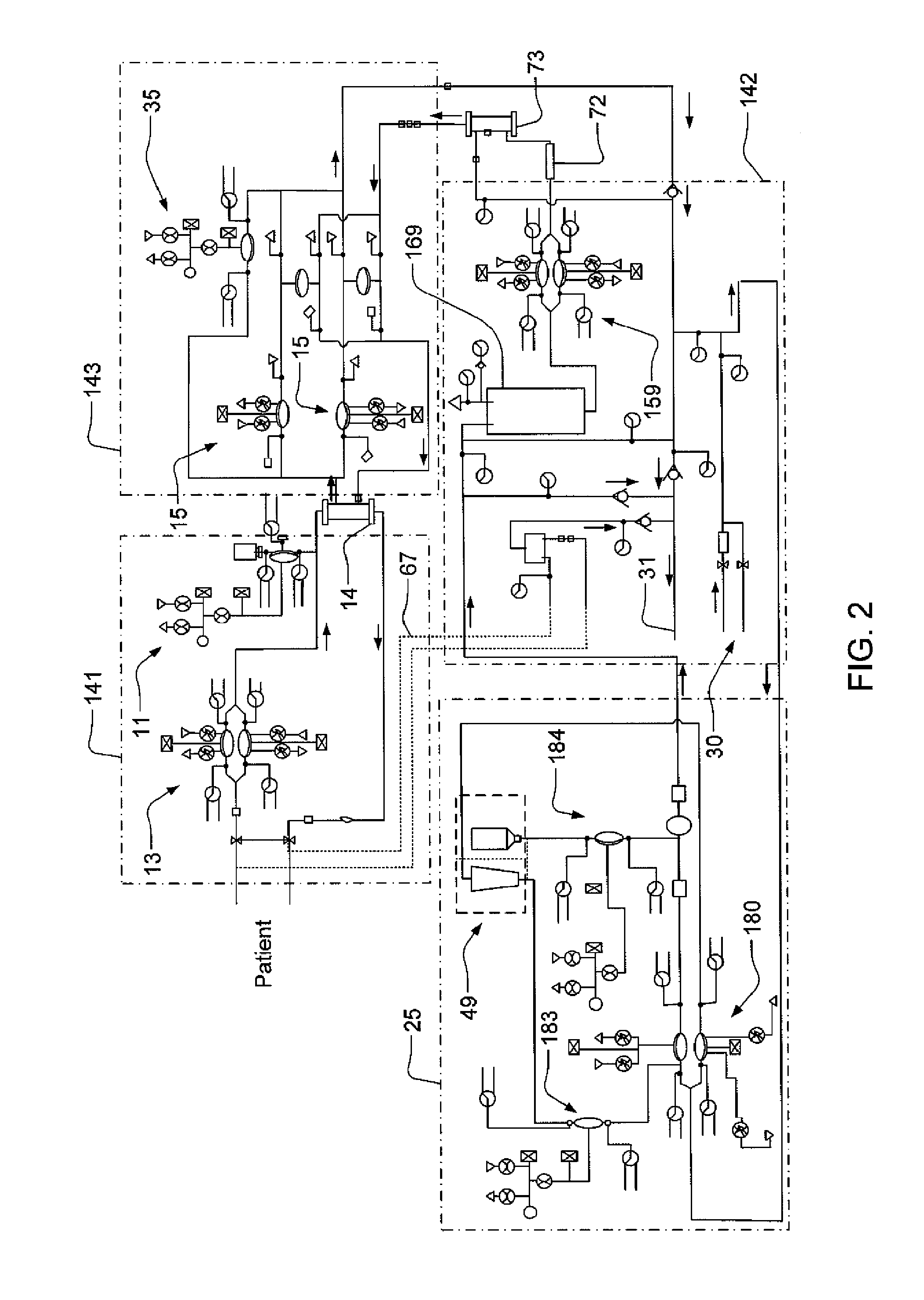 Reagent supply for a hemodialysis system