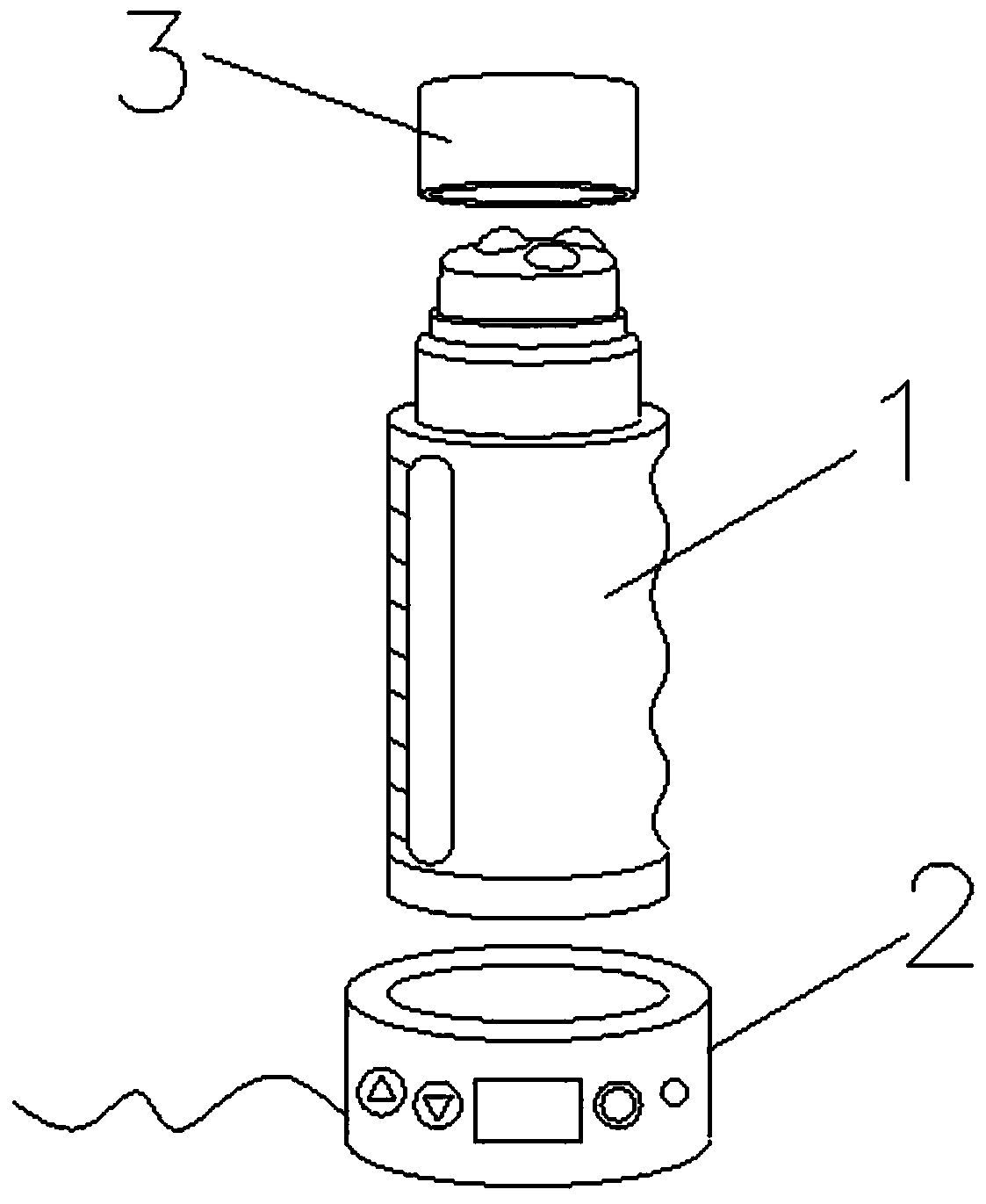 Coupling agent heating, extruding and applying device for ultrasonic medicine