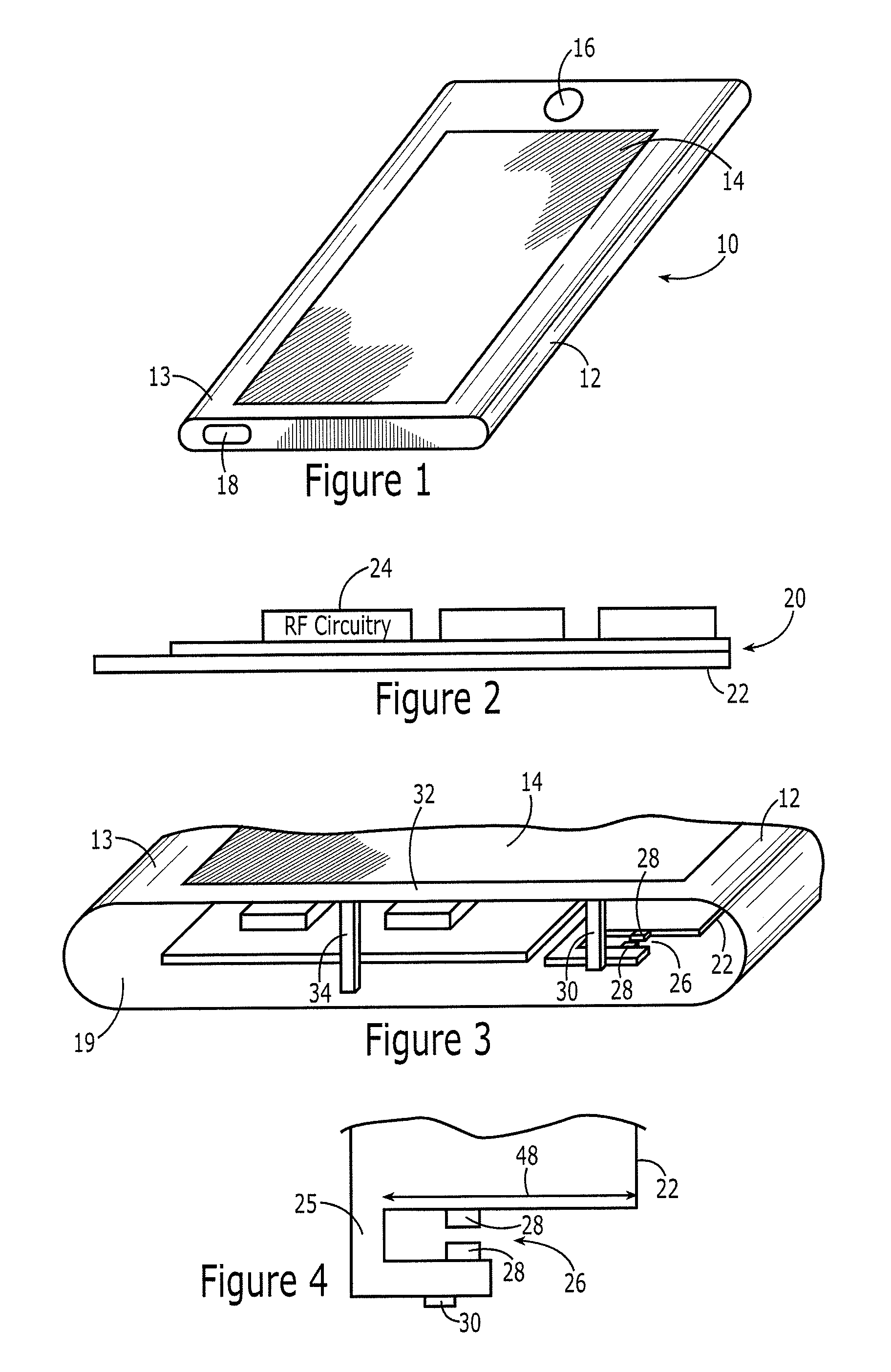 Apparatus having a conductive housing and an antenna with tunable resonance
