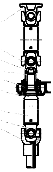 One-piece transmission shaft assembly