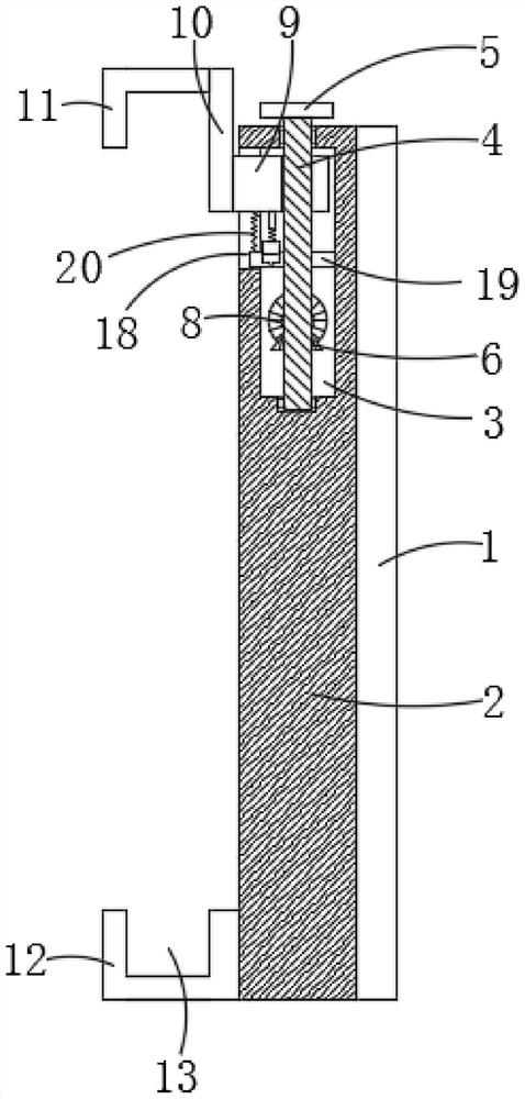 Three-dimensional adjustable hanging piece for stone curtain wall