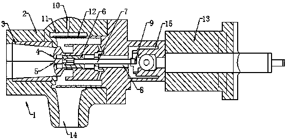 High-pressure-resistant self-sealing main throttle valve