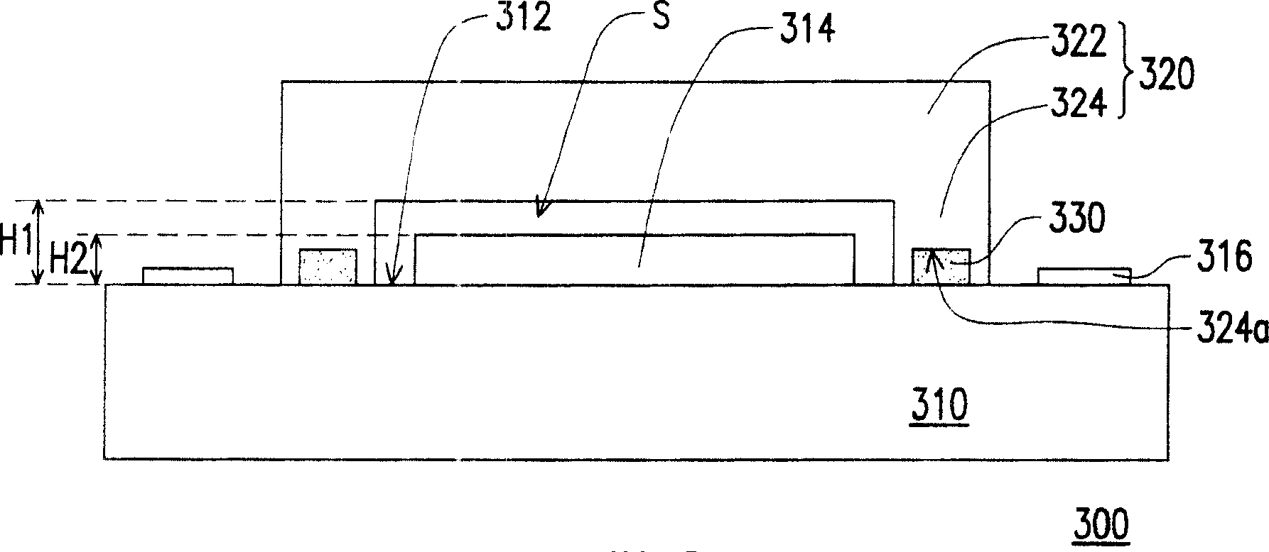 Packaging cover board, chip packaging structure and manufacturing method thereof