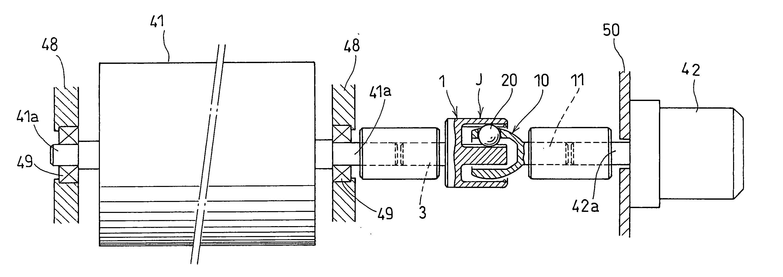 Constant-velocity joint and image-forming device