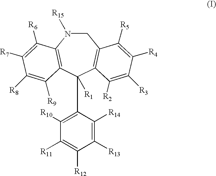 Substituted 11-phenyl-dibenzazepine compounds useful for the treatment or prevention of diseases characterized by abnormal cell proliferation