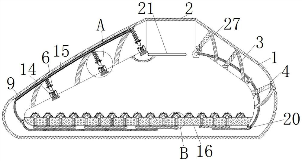 Anti-smashing toe-protecting safety shoe for mold factory production and processing