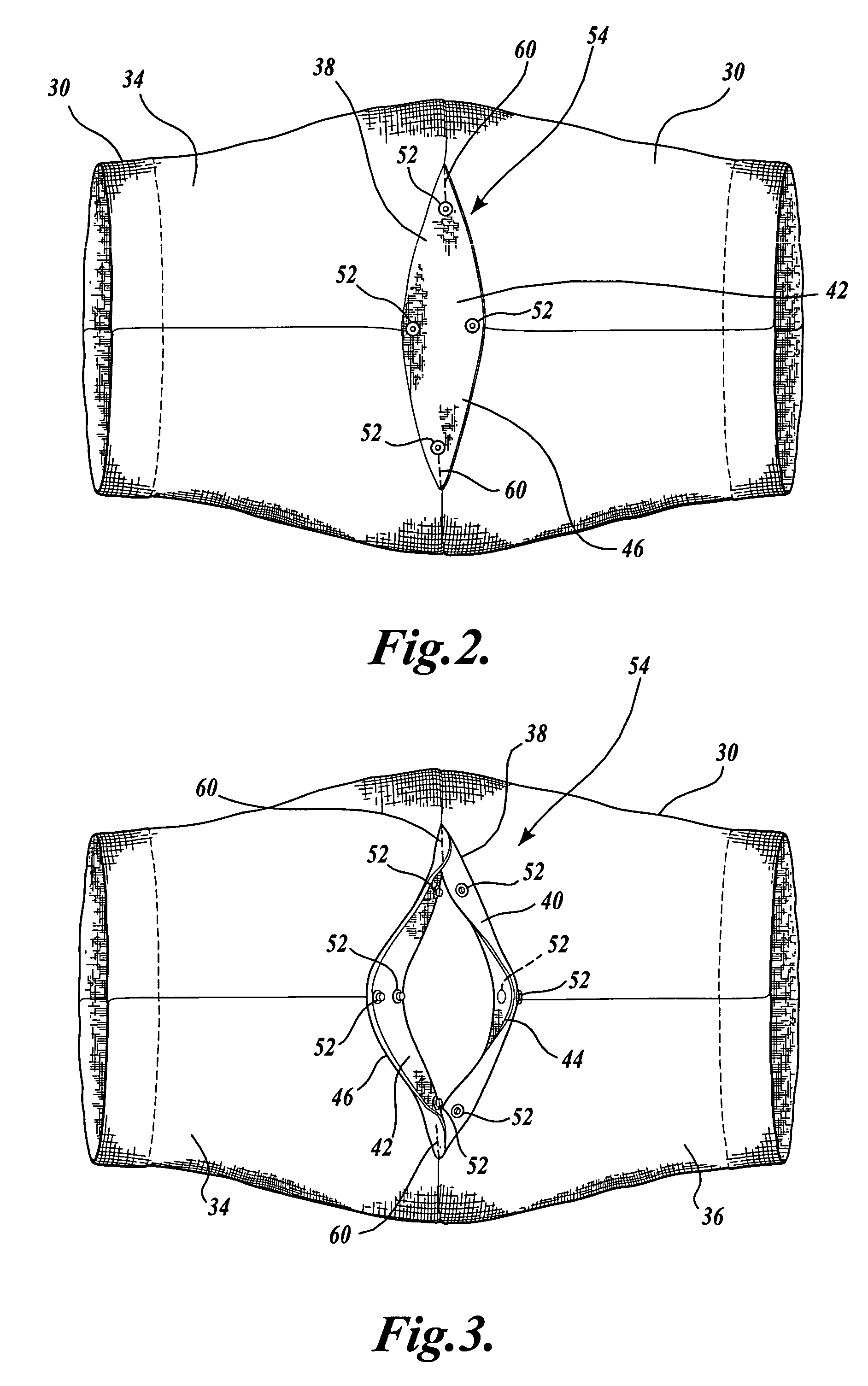 Article of clothing with a crotch portion positionable between open and closed positions