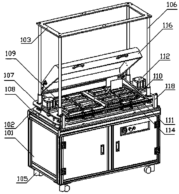 Test machine cabinet
