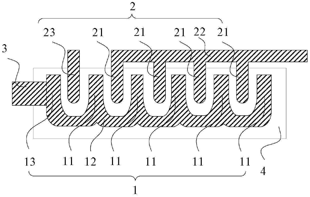 Thin film transistor, goa gate drive circuit, array substrate and display device