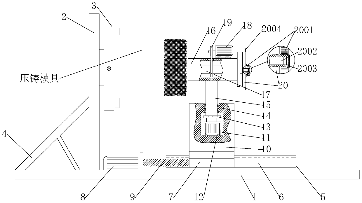 Method for improving precision pressure casting mold product accuracy