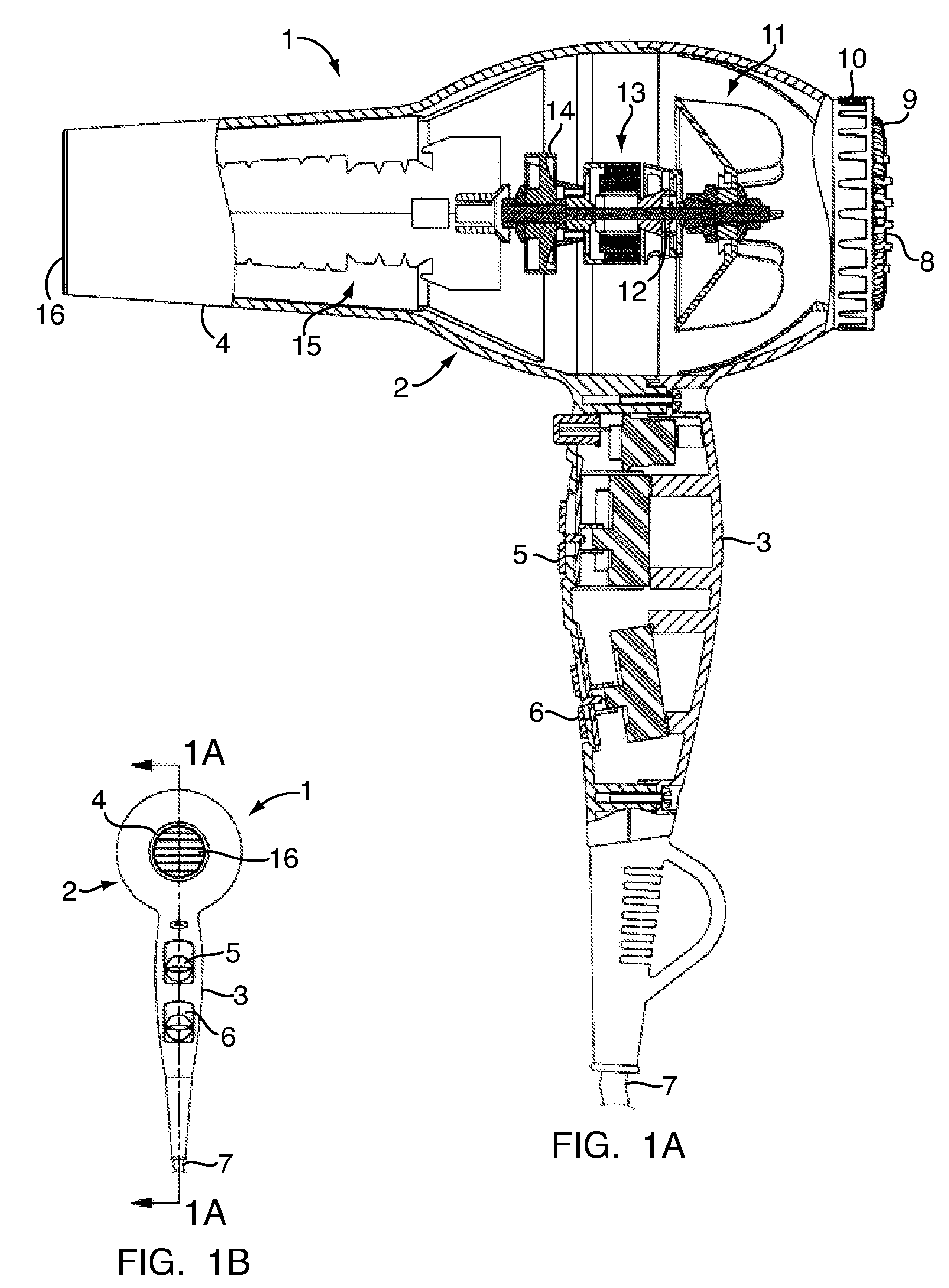 Appliances with brushless motors