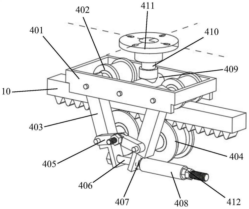 Efficient hillside orchard self-propelled electric monorail transportation equipment with multiple detachable frames