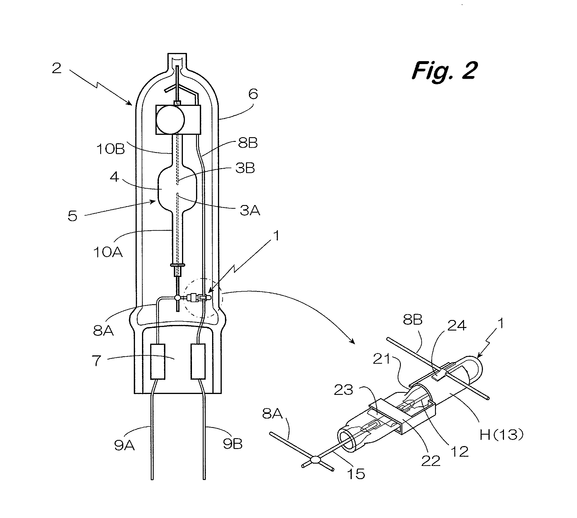 UV enhancer for discharge lamp and manufacturing method thereof