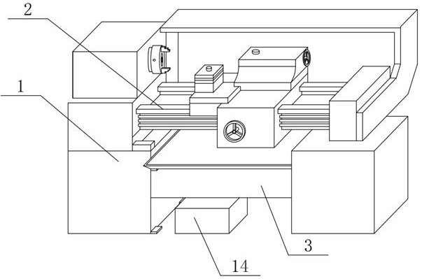 Intelligent chip removal type machine tool