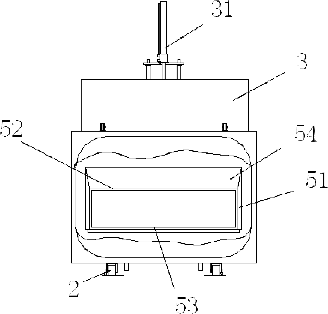 Non-return garbage transfer case