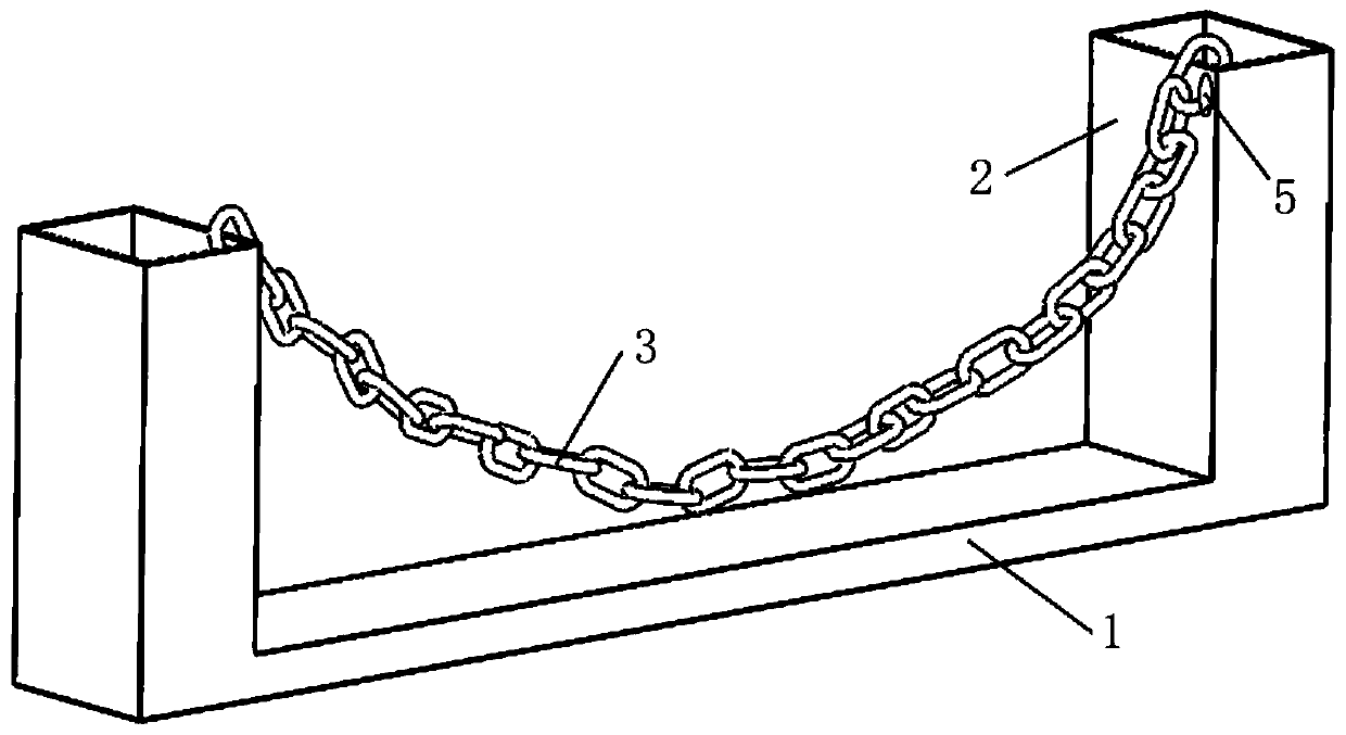 Reinforcement cage storage device and application thereof