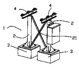 Supporting device for transformer