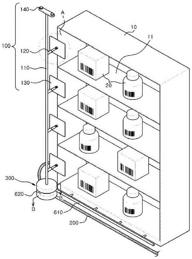 Inventory management system using automated guided vehicle
