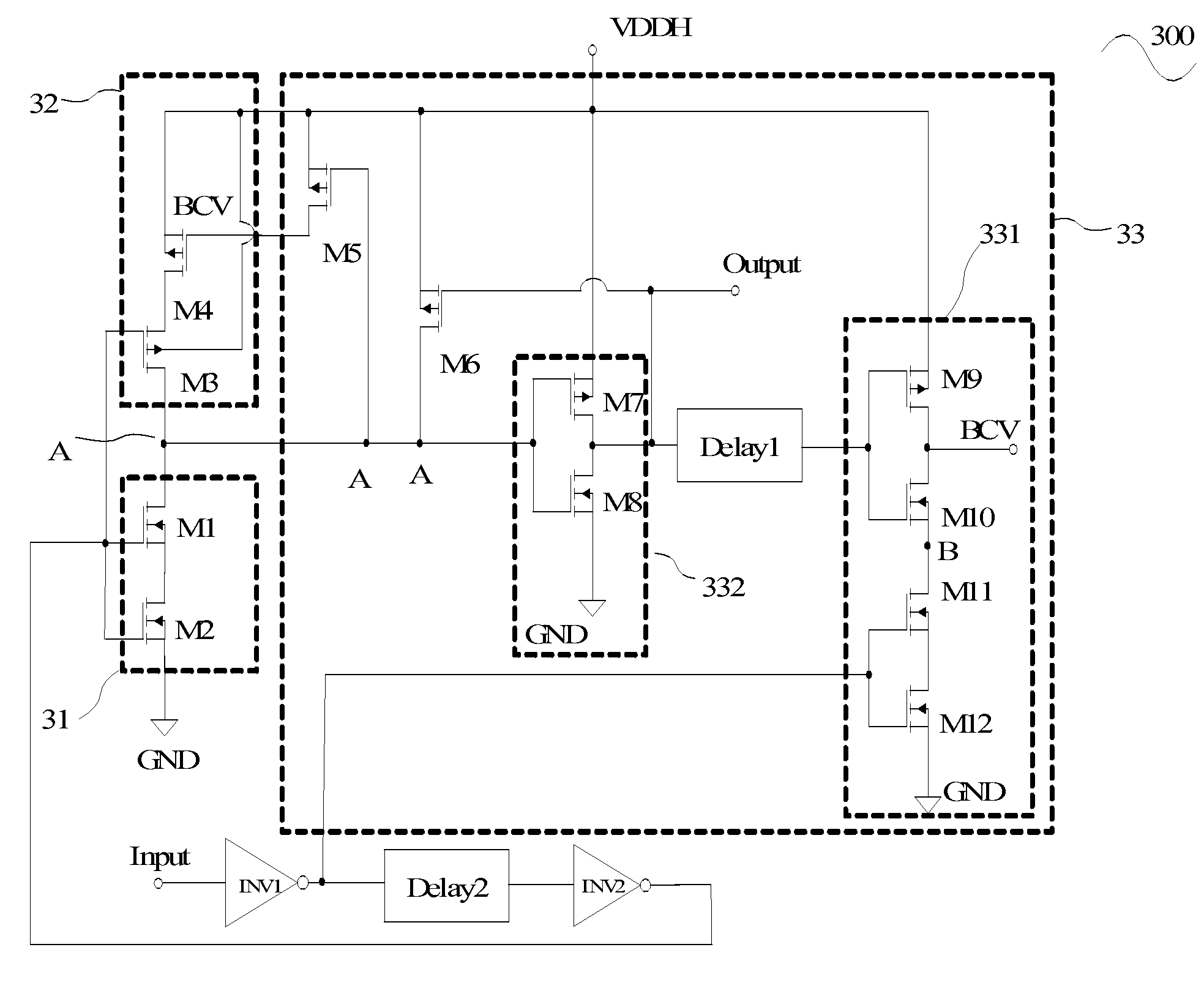Voltage shifter circuit
