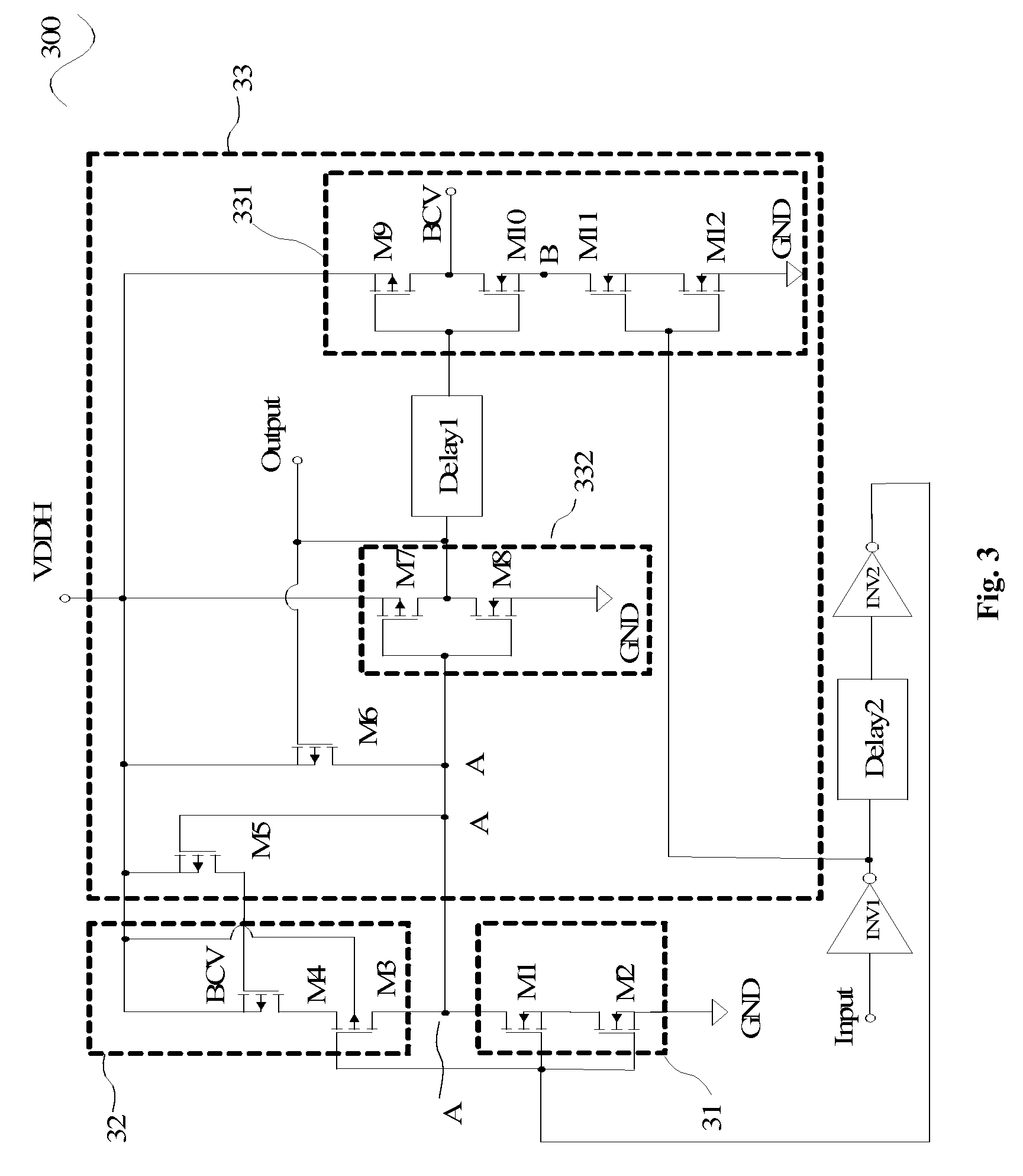 Voltage shifter circuit