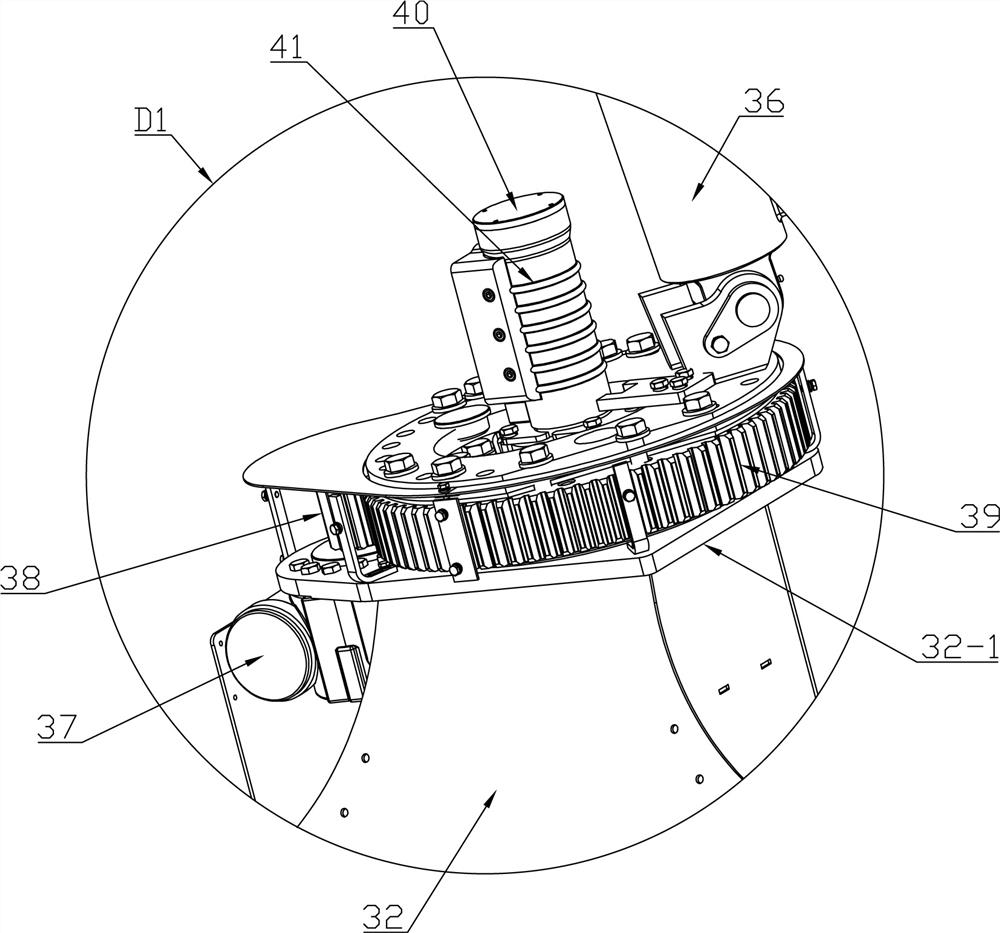 A position adjustment system for heliostat cleaning equipment